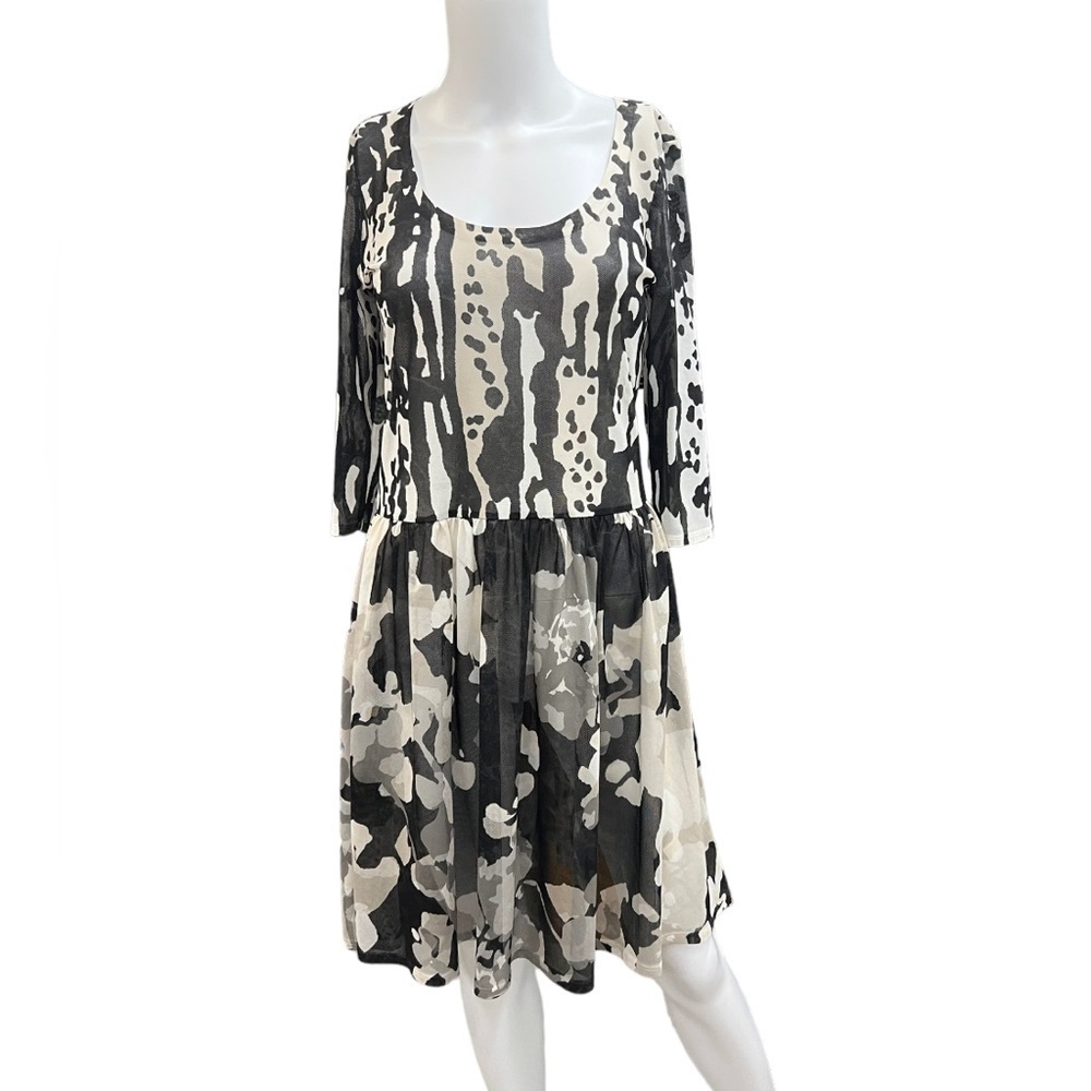 Amma Made‎ in L.A. Sheer Camouflage Dress Size M